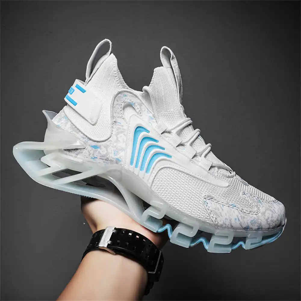 Streetwear Brand China - Blue Slipon Long Pink Boots Light