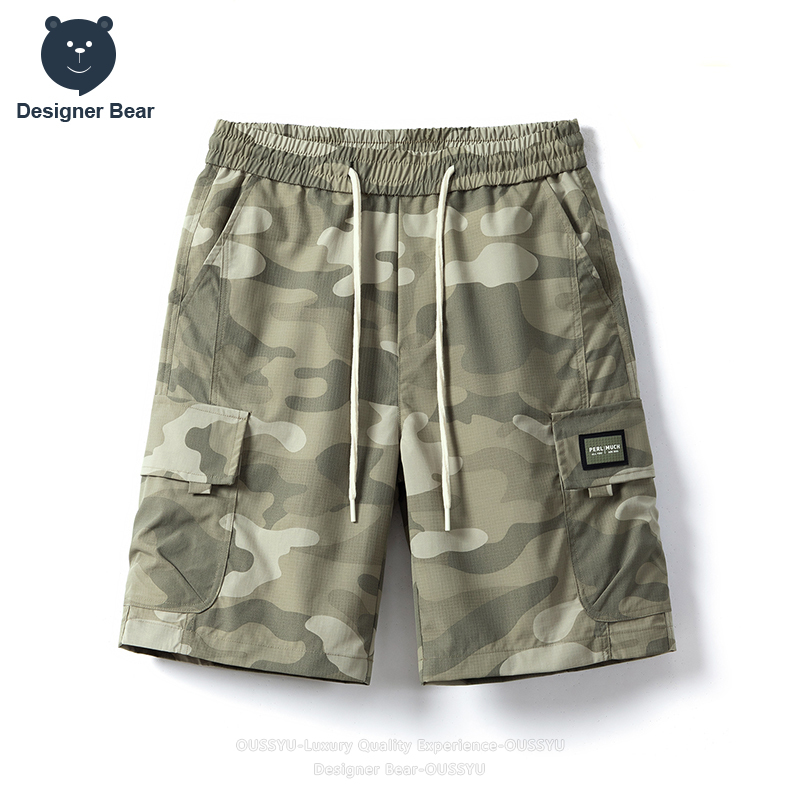 Streetwear Brand Shorts - Brand Clothing Summer Cargo Camo Shorts
