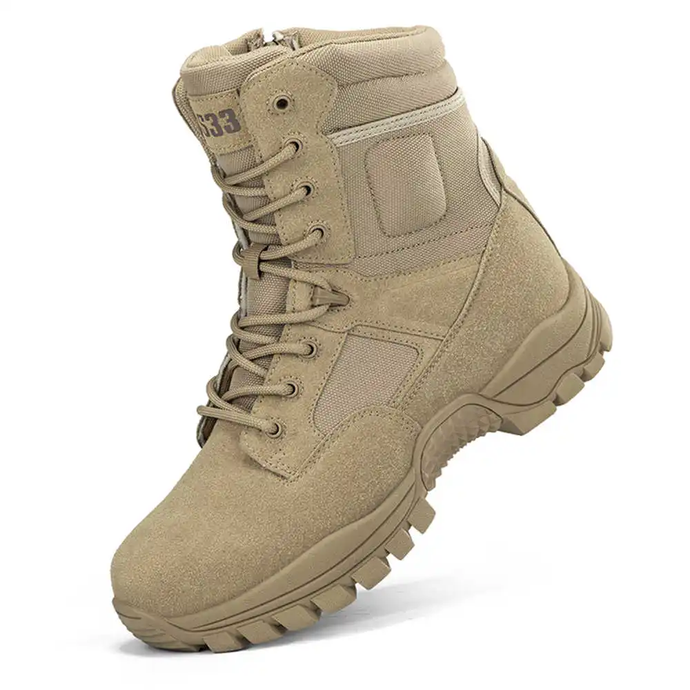 Streetwear Brand From Uk - Nonslip Genuine Leather Hiking Boots Designer