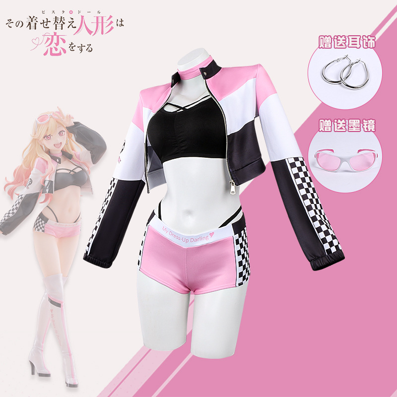 Anime My Dress Up Darling Wig  - Streetwear Brand Shorts 评论和价格