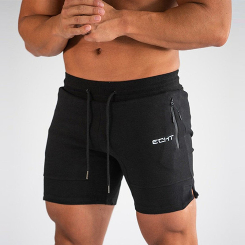New Zip pocket men shorts Fitn - Streetwear Brand Joggers 评论和价格
