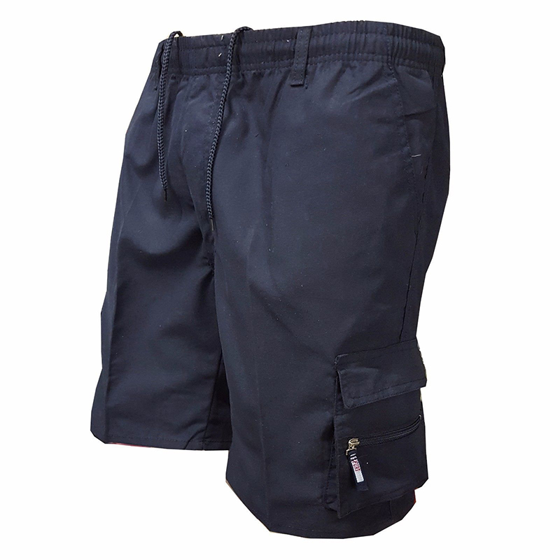 Men's Elastic Waist Cargo Shor - Streetwear Brand Shorts 评论和价格