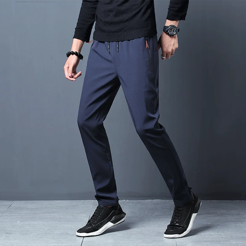 Men's Casual Pants Straight Sl - Streetwear Brand Joggers 评论和价格