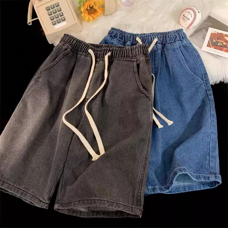 2026 New Korean Style Vintage  - Streetwear Brand Shorts 评论和价格
