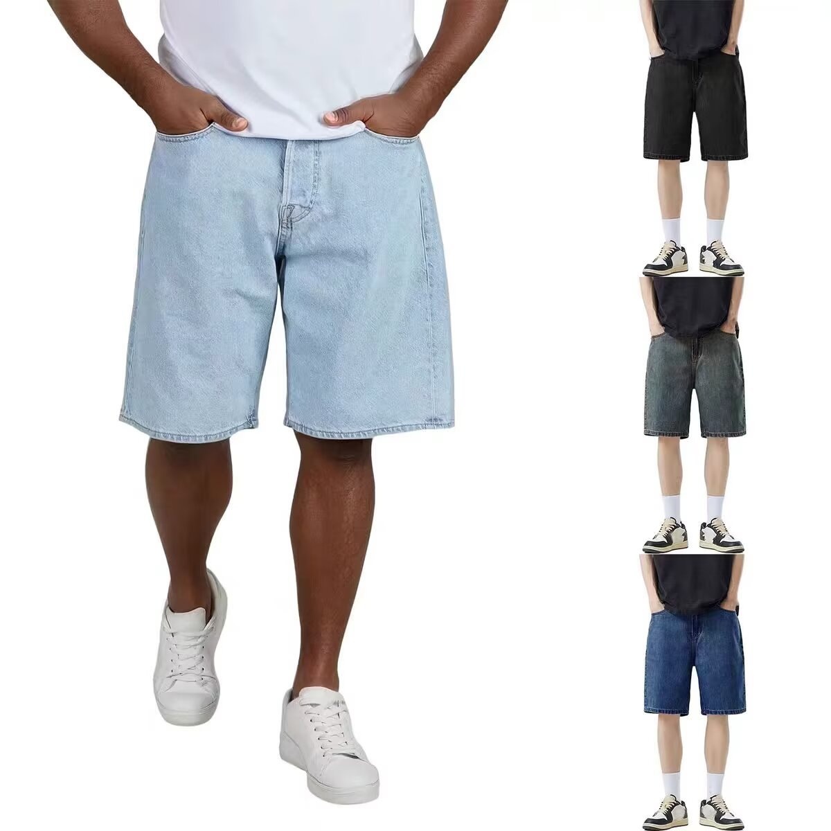 2026 New Korean Style Vintage  - Streetwear Brand Shorts 评论和价格