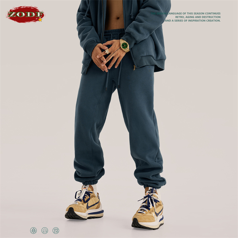 ZODF Trendy Men 345gsm Fleece  - Streetwear Brand Joggers 评论和价格