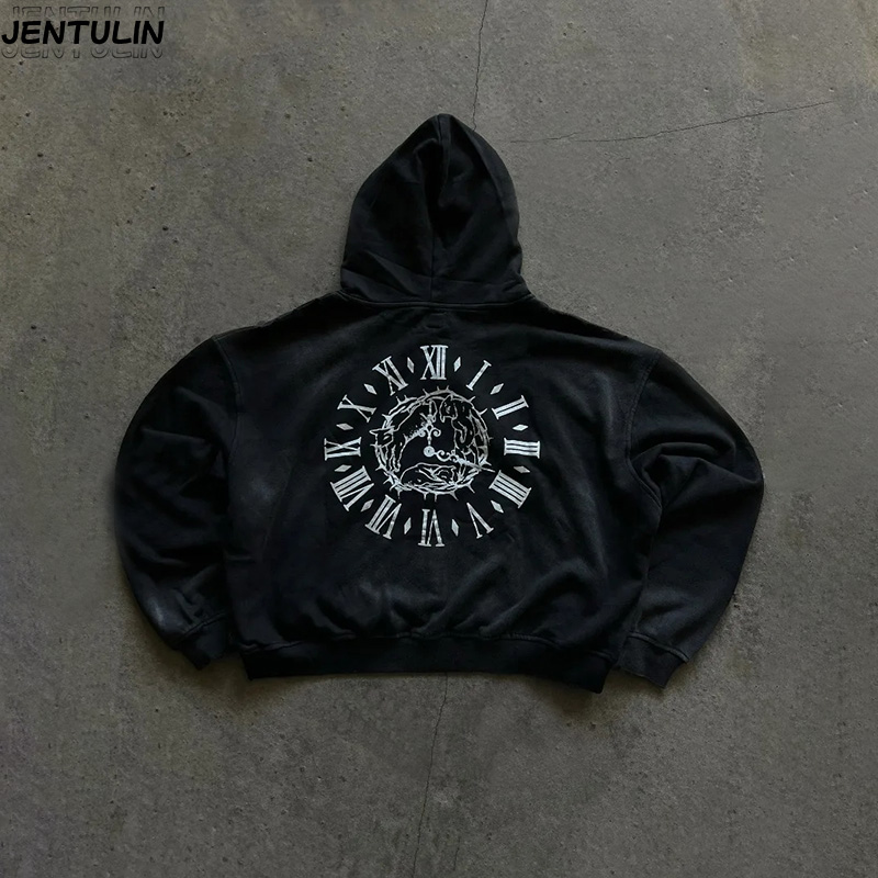 Aesthetics Hip Hop Letter Prin - Streetwear Brand Aesthetic 评论和价格
