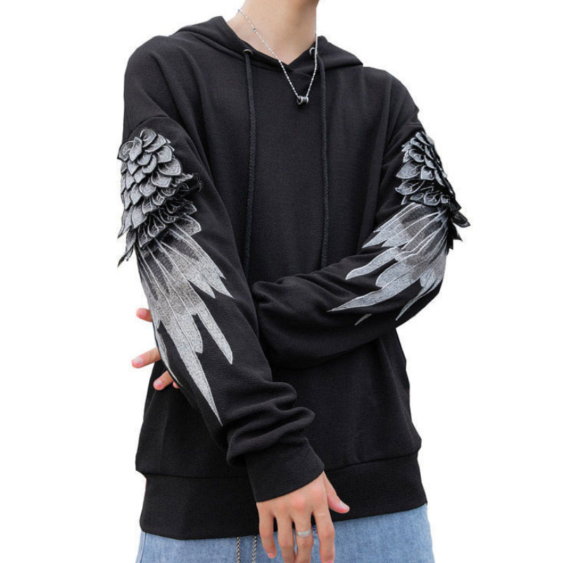 Sweatshirt for Men Hooded Embr - Streetwear Outdoor Brand 评论和价格