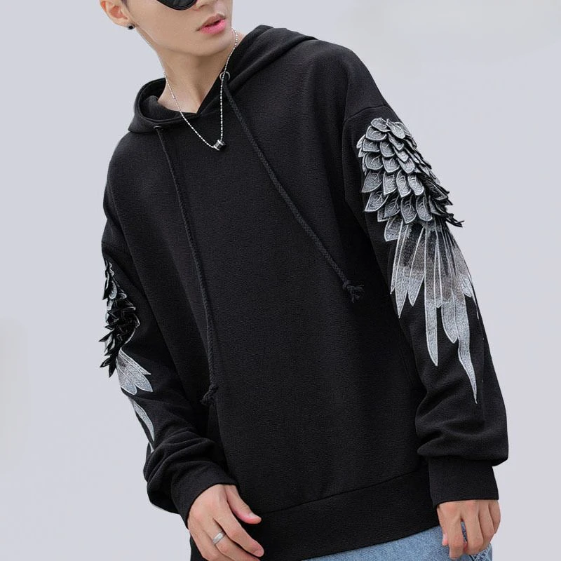 Sweatshirt for Men Hooded Embr - Streetwear Outdoor Brand 评论和价格