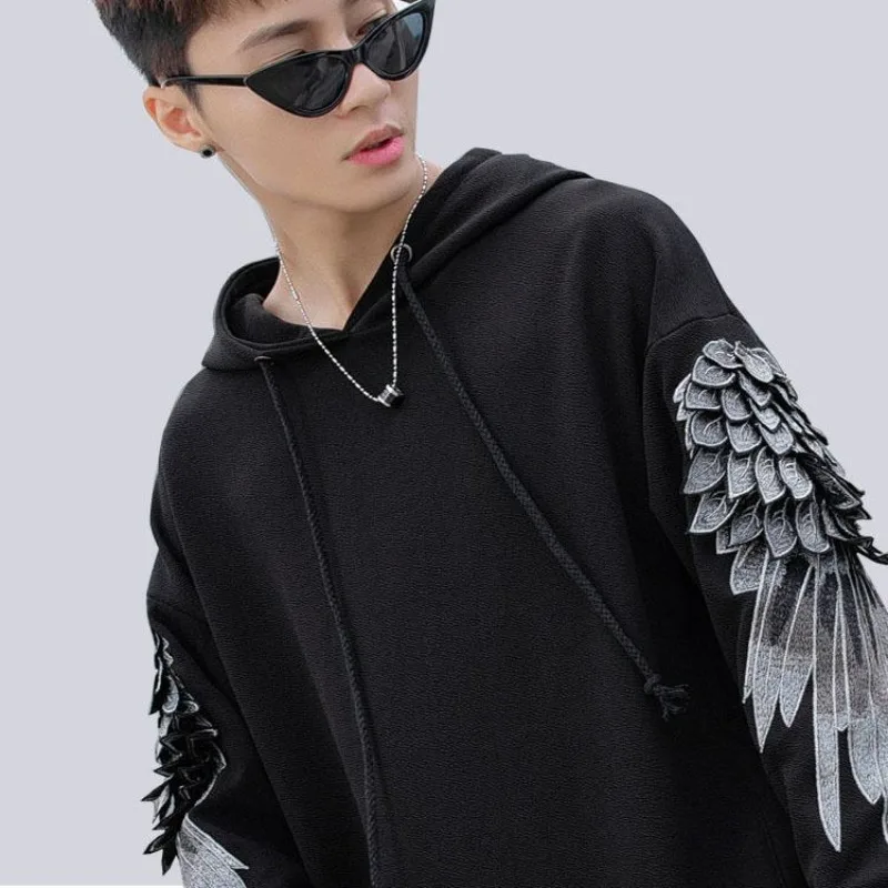 Sweatshirt for Men Hooded Embr - Streetwear Outdoor Brand 评论和价格