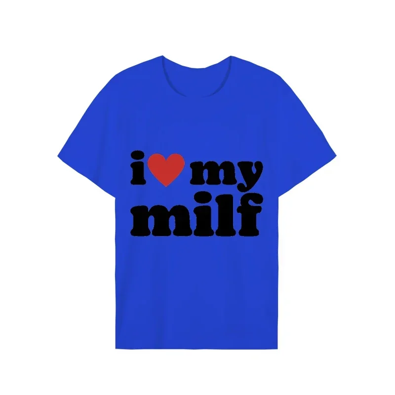 I Love My Milf Print Men Brand - Streetwear Brand Aesthetic 评论和价格