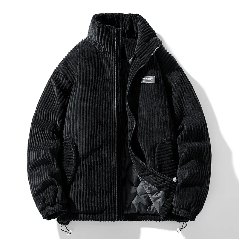 Men Winter Corduroy Puffer Jac - Streetwear Brand China 评论和价格